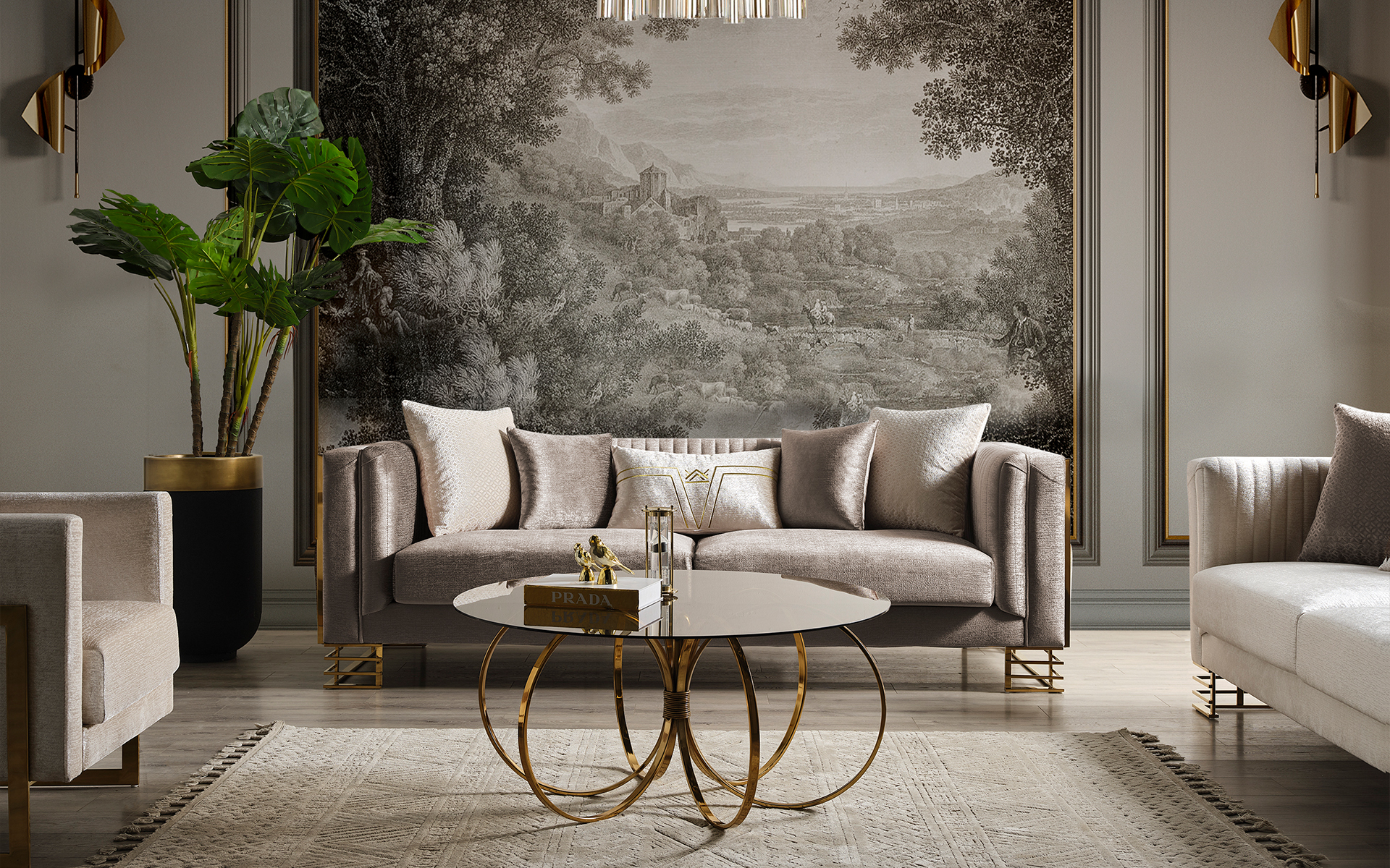 Lotus Gold Koltuk Takımı Lotus Gold Koltuk Takımı
