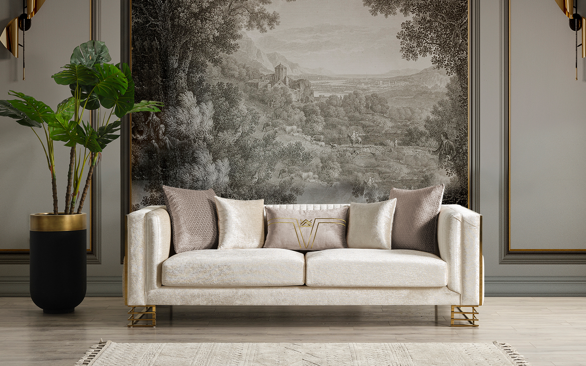 Lotus Gold Koltuk Takımı Lotus Gold Koltuk Takımı